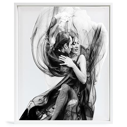 Bilderrahmen Leerrahmen für Leinwand Bilder auf Keilrahmen | Format 30x50 cm Farbe weiß von RG24