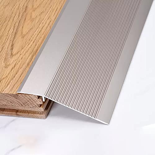 1 Stück 4 Zoll breite Aluminium-Bodenübergangsleiste for Fliesen und Teppich – geeignet for Höhenunterschiede von 1–4 cm(Purple Gold,120cm) von RGALIYAO