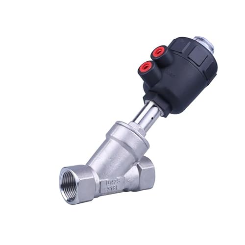 1 Stück Hochtemperatur-erosionsbeständiges Dampf-Pneumatikventil - DN-Serie Y-Typ Innengewinde-Schrägsitzventil(Dn25 Plastic Head) von RGALIYAO