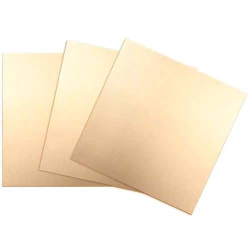 1 Stück Messingplatte for die Metallbearbeitung DIY – 5 mm dick, mehrere(100x150mm) von RGALIYAO