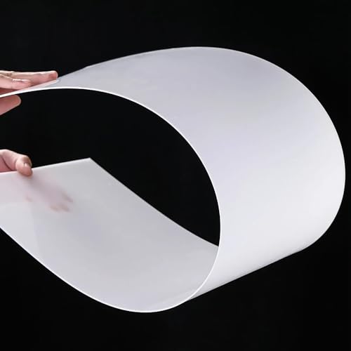 1 Stück weiße Polypropylenplatte in Lebensmittelqualität – vielseitige PP-Kunststoffplatten for Schneiden, Wassertank – verschiedene Größen nach Maß(2x200x500mm) von RGALIYAO