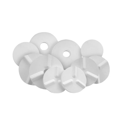 10 Stück Hochtemperatur-Dichtungsplatten aus Aluminiumoxidkeramik – Anti-Glasur und Anti-Klebung for den industriellen Einsatz(Triangular mat plate*7.5cm) von RGALIYAO