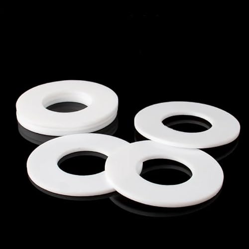 20 Stück PTFE-Flachscheiben – 1,25 mm dicke Flanschdichtungen for Druckmessgeräte und Wasserrohrverbindungen, Innendurchmesser 35–115 mm(105x110x1.25mm) von RGALIYAO