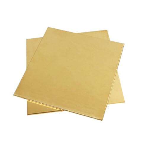 Hochpräzises 3-mm-Messingblech – 2er-Pack leicht zu schneidende Metallplatten for Heimwerker-, Elektrotechnik- und Bastelprojekte(200mm*300mm) von RGALIYAO