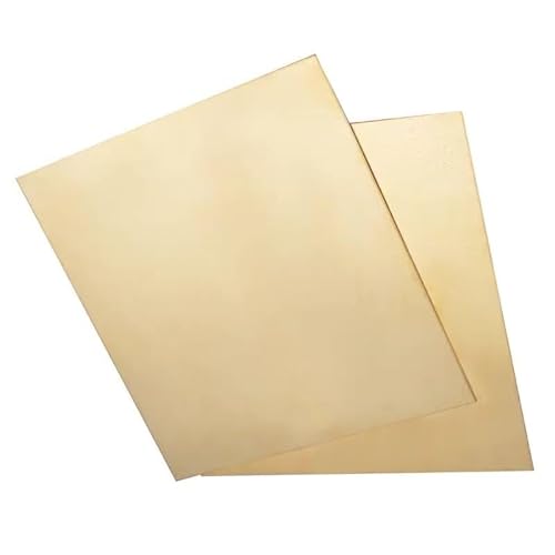 Messingplattenblech – 1 Stück, 4 mm dick, Präzisionsmetall for Heimwerkerprojekte(300x300mm) von RGALIYAO