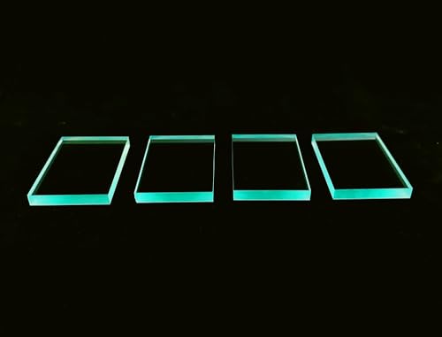 Natrium-Calcium-Glasobjektträger for den Laborgebrauch – 1 Stück transparentes Deckglas zur Probenbeobachtung und -haftung(50 * 50 * 1mm*100) von RGALIYAO