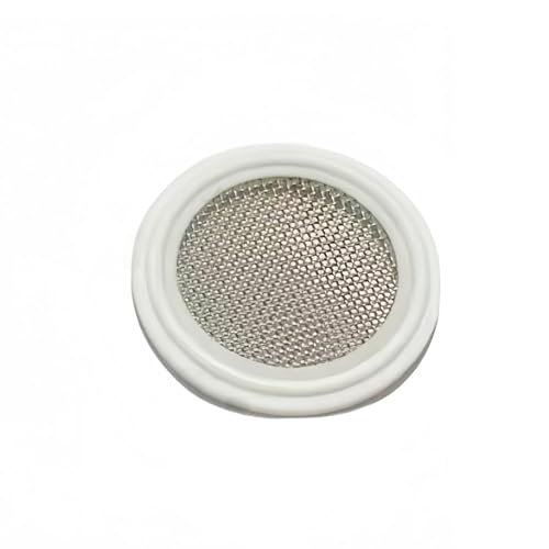 RGALIYAO 1 Stück Tri-Clamp SUS 304 Edelstahl-Metallgewebe-Filtersieb, 38 mm – 102 mm formstabile Sanitär-PTFE-Dichtung(102MM*119MM*40MESH) von RGALIYAO