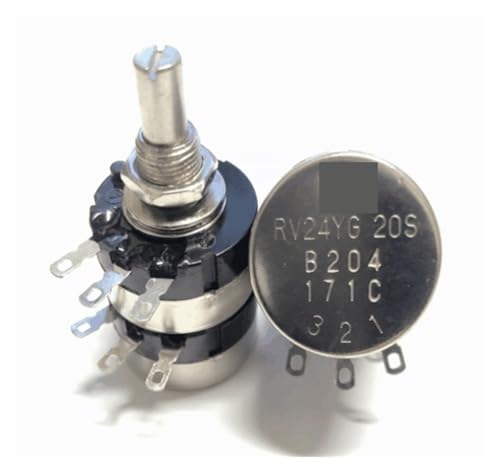 Dual Singleturn-Kohlefilmpotentiometer RV24YG 20S 2W B204 B200K Drehzahlregler(Potentiometer) von RGBENYQZ