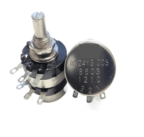Dual Singleturn-Kohlefilmpotentiometer RV24YG 20S 2W B503 B50K Drehzahlregler(Potentiometer) von RGBENYQZ