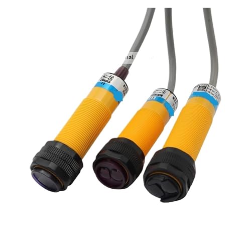 E3F M18 10cm 30cm 2M 5M Optische Erkennung Diffuse Feedback Reflektierende Optischer Sensor Schalter Einstellbar(E3F-R2,NPN NO NC) von RGBENYQZ