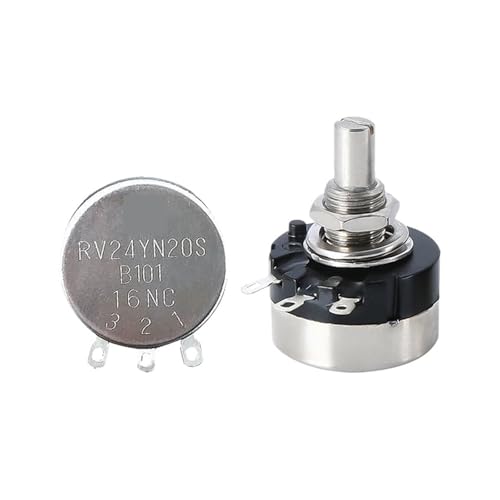 Eingängiges Kohleschichtpotentiometer B1K/2K/5K/10K/20K/50K(RV24+knob+square dial,B502) von RGBENYQZ