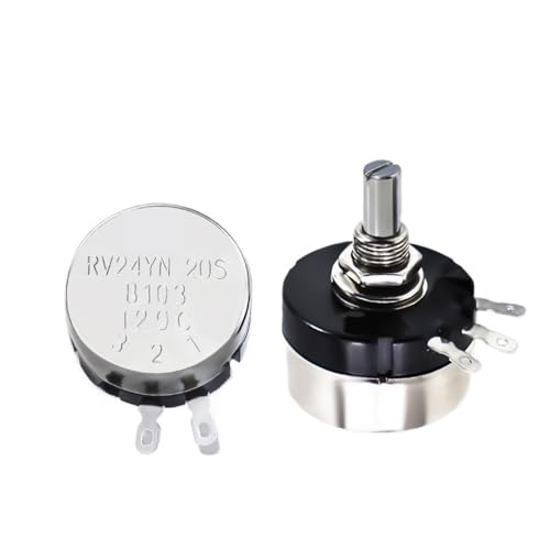 Inverter single-turn carbon film potentiometer RV24YN20S einstellbare geschwindigkeit widerstand B103 502 504 2K5K20K(RV24YN 20S+A03+round scale,504) von RGBENYQZ