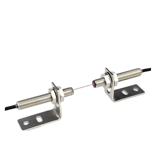 M8 zylindrischer Einweg-Lichtschrankensensor mit sichtbarem Licht, photoelektrischer Induktionsschalter, Spot 2 mm(LM8-T20MNC) von RGBENYQZ