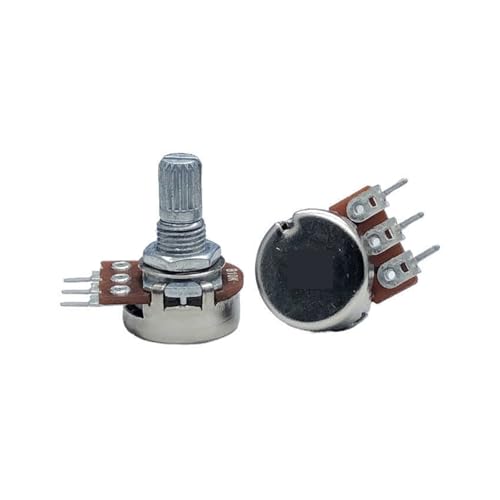 Potentiometer 148 typ einzel potentiometer B1K-B500K A1M griff länge 15MM blume achse(B100K) von RGBENYQZ