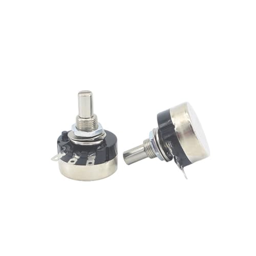 RV24YN20S Single-Turn-Potentiometer Temperaturregelung Temperaturwechselrichter Geschwindigkeit einstellbarer Widerstand 5K 10K Leistung 2W(Poten.+knob+scale,B504(500K)) von RGBENYQZ