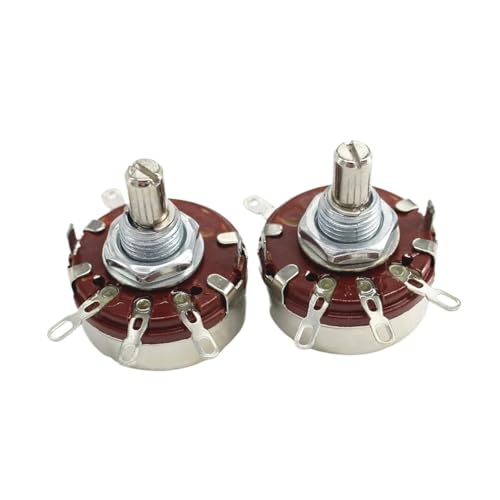 WTH118-1A 2W Eingängiges Kohleschichtpotentiometer 2K2 3K3 4K7 10K 220K 470K 1M(Potentiometer,1M) von RGBENYQZ