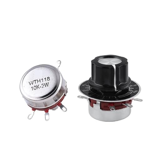 WTH118 Eingang-Kohlefilmpotentiometer + Knopfsatz 2K2 4K7 10K100K150K220K470K560K(680K knob dial) von RGBENYQZ