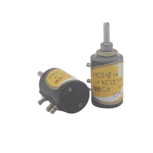 WXD3-12 Multiturn-Präzisionspotentiometer Industriequalität 5-Turn-Widerstandsschalter Frequenzumwandlung(Potentiometer knob,1K) von RGBENYQZ