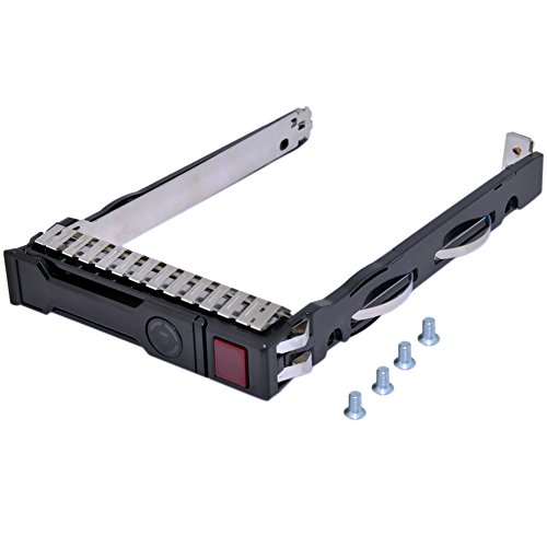 RGBS 2,5 Zoll SFF SAS SATA Festplatte Caddy für HP Proliant 651687-001 651699-001 G8 Gen8 Gen9 G9 ML350p ML350 DL360e DL360p DL320e DL380e DL380p DL160 SL270 Sl2s 230 Serie mit 4 Montageschrauben von RGBS