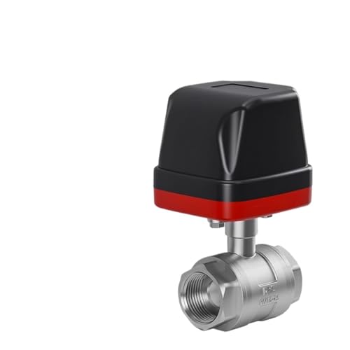 1/2 "3/4" 1 "2" 304 Edelstahl-Kugelhahn 2-Wege 220 V 12 V 24 V 3 s Offen/Geschlossen IP65 Wasserdichter motorisierter Kugelhahn(DN32,12VDC_CR04) von RGKYFUKL