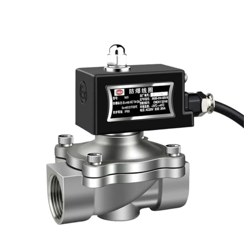 3/8 "304 Edelstahl Explosion Magnetventil DN10 Normal Geschlossen Magnetventil for Gas(24VDC) von RGKYFUKL