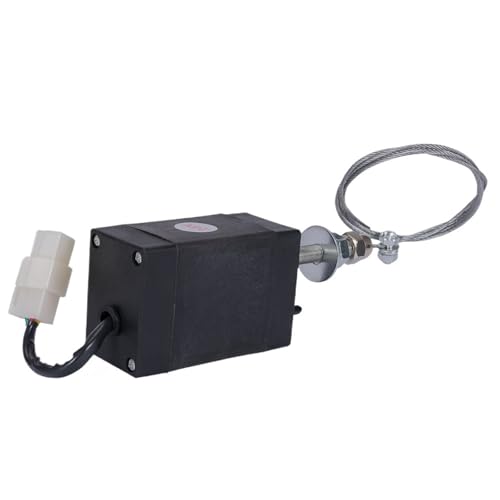 RGKYFUKL 12V 24V NC NO Dieselmotor Flammenausschaltgerät Ausschaltventil Stoppmagnetventil Normal geschlossen Normal geöffnet Wert Generatorteile(NC-Power Off Pull,24V) von RGKYFUKL