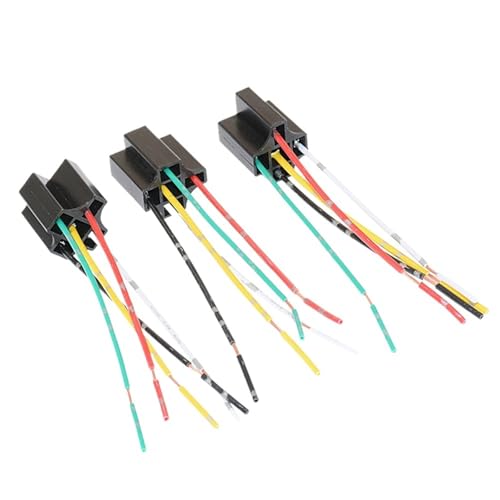 RGKYFUKL 5/10/20Pcs 5 Pin Automotive Relais Sockel Harness Stecker Bakelit Relais Basis for 12V 24V 4Pin 5Pin Auto Relais(20PCS) von RGKYFUKL