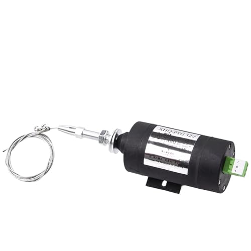 RGKYFUKL DC12V 24V Diesel Generator Stop Magnetventil Motor Flammendurchschlag Gerät Off Ventil Feuerlöscher NC Normal Geschlossen Und NO Normal Offen(NC-Power Off Pull,24V) von RGKYFUKL