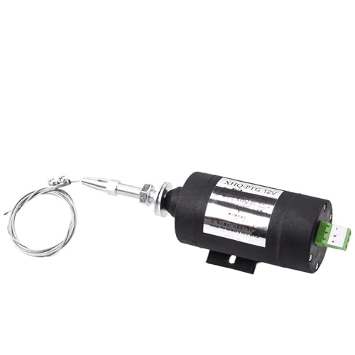 RGKYFUKL DC12V 24V Diesel Generator Stop Magnetventil Motor Flammendurchschlag Gerät Off Ventil Feuerlöscher NC Normal Geschlossen Und NO Normal Offen(NO-Power on Pull,12V) von RGKYFUKL