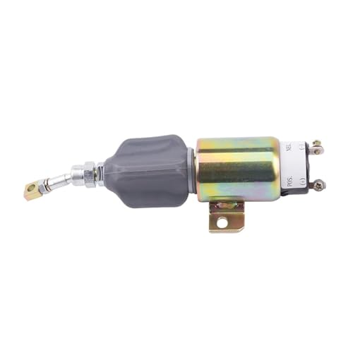 RGKYFUKL Dieselgenerator-Stoppmagnetventil 12 V 24 V Motorflamme aus Kraftstoffschalter Generatorzubehör Einschalten Pull Working Way(24V) von RGKYFUKL
