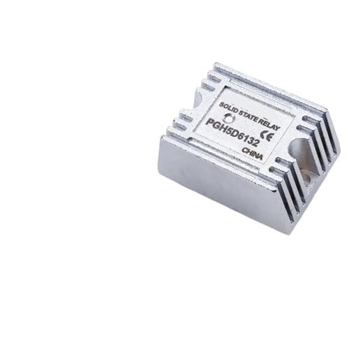RGKYFUKL Kompaktes Halbleiterrelais mit Aluminiumgehäuse, Stifttyp, berührungslose DC-zu-AC-Steuerung mit optischer Isolierung, Dreifachausgang.(DC-DC PGH5D6132) von RGKYFUKL