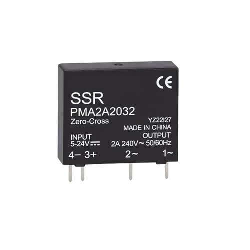 RGKYFUKL PCB-Pin-Typ Mini-Halbleiterrelais PMA-Serie DC-zu-AC-Steuerung DC-Eingang Optisch isoliertes, schlankes, vergossenes Relais(DC-AC PMA2A2032 2A) von RGKYFUKL
