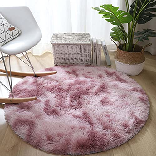 RGRE 160cmx160cm Wohnzimmer Shaggy Teppich, Flauschige Teppiche Schlafzimmer, Plüsch rutschfest Teppich, Modern Langflor Teppiche, Weiche Hochflor Bodenmatte Für Wohnkultur von RGRE