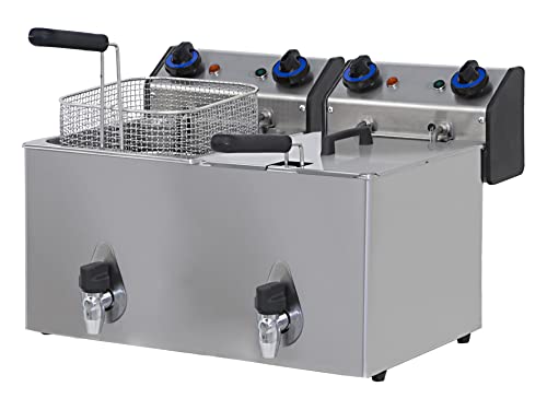 FRYER EL. 8+8L WITH FAUCET FE8+8R - MF88 von RGV