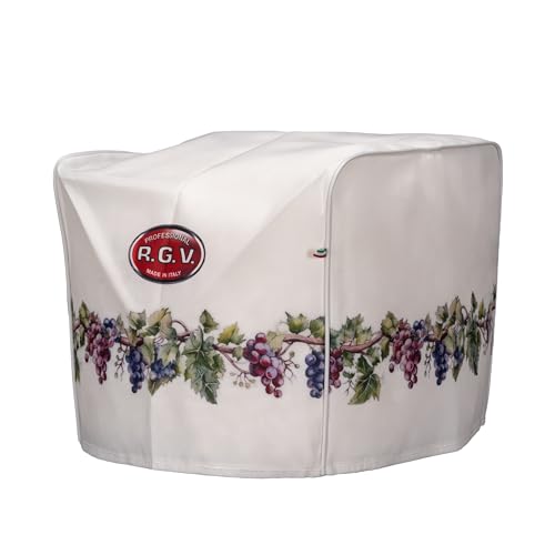 RGV 1935 Abdeckung für Aufschnittmaschine – Eleganz und Schutz mit Traubenmuster – 100% Made in Italy, Polyester von RGV