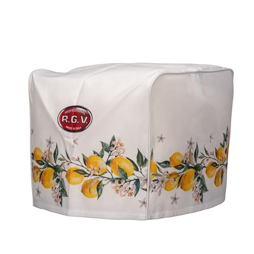 RGV 1936 Abdeckung für Aufschnittmaschine – Eleganz und Schutz mit Zitronenmuster – 100% Made in Italy, Polyester von RGV