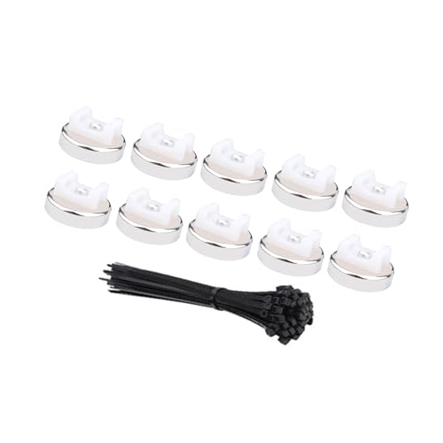 Praktische Kabel-Organizer-Clips mit stabilen Nylonbändern für sicheres Kabelmanagement, Zuhause, Büro, Auto, starke Drahthalter, 20 Stück Praktische Kabel-Organizer-Clips mit stabilen Nylonbändern für sicheres Kabelmanagement, Zuhause, Büro, Auto, starke Drahthalter, 20 Stück von RGYBAO