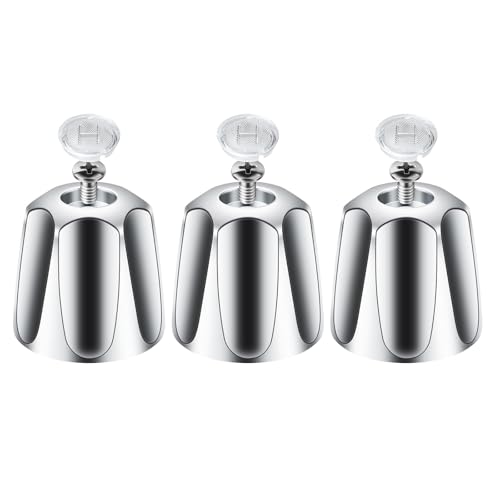 RGYBAO Praktische, stabile Duschknäufe, Ersatz-Set mit 3 Stück, für Armaturen mit mattem Design, einfache Installation, Wasserhahngriff-Upgrades RGYBAO Praktische, stabile Duschknäufe, Ersatz-Set mit 3 Stück, für Armaturen mit mattem Design, einfache Installation, Wasserhahngriff-Upgrades von RGYBAO