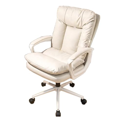 RGYYSYSSH Desk Swivel Chair for Study or Manager Work Height Adjustable Space Saving Wide Cushion Home Office Chair with Wheels von RGYYSYSSH