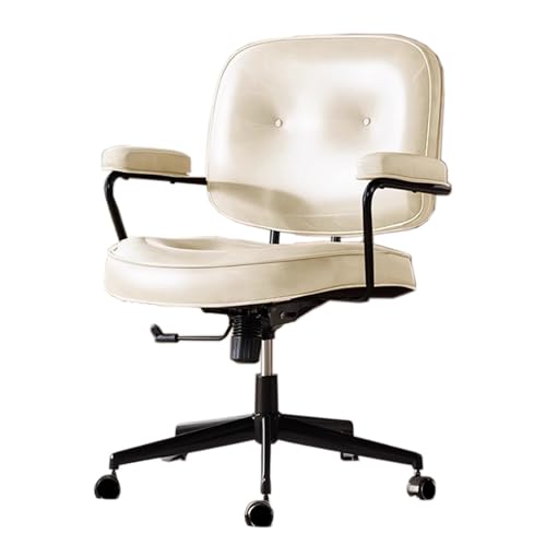 RGYYSYSSH Small Home Desk Chair for Gaming Writing Back-Protecting Space Saving Armrests Breathable Executive Office Chair with Wheels von RGYYSYSSH
