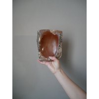 Taschenleerer Aus Naturstein, Landhaus-Dekoration, Handgefertigtes Objekt, Vintage-Mineralskulptur von RGbyleonn