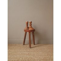 Paar Gedrechselte Kerzenständer Aus Holz, Dekoratives Objekt, Handgeschnitzte Kerzenleuchter, Kandelaber, Japandi, Wabi-Sabi, Handwerkliche von RGbyleonn
