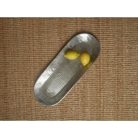 Vintage Obstschale Aus Aluminium Den 80Er Jahren, Handgefertigt von RGbyleonn
