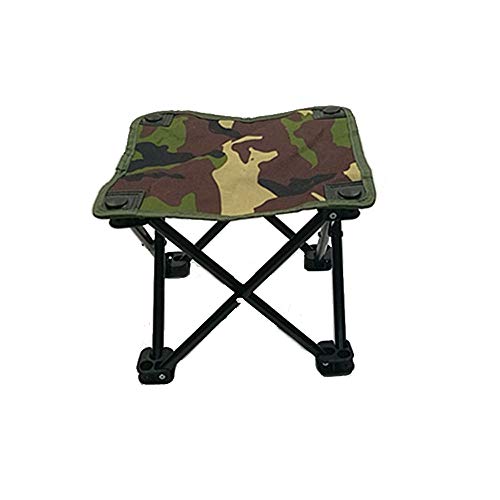 Outdoor-Stuhl Kleine tragbare leichte wasserdichte Oxford Outdoor Klappstuhl Camping Angeln Reisen Wandern Picknick Strand schnell Klappstuhl Hocker, Super Comfort Campinghocker von RH-HPC