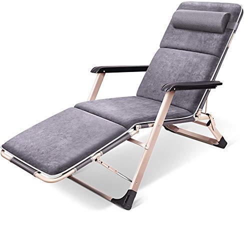 Outdoor-Stuhl Patio Lounge Recliner mit abnehmbarem Kissenpolster Verstellbarer Stoff Schwerelosigkeitsverriegelung Klappbarer Liegestuhl Liegestuhl mit Kopfstützenkissen Ergonomie Armset Rutschfeste Outdoor-Stuhl Patio Lounge Recliner mit abnehmbarem Kissenpolster Verstellbarer Stoff Schwerelosigkeitsverriegelung Klappbarer Liegestuhl Liegestuhl mit Kopfstützenkissen Ergonomie Armset Rutschfeste von RH-HPC