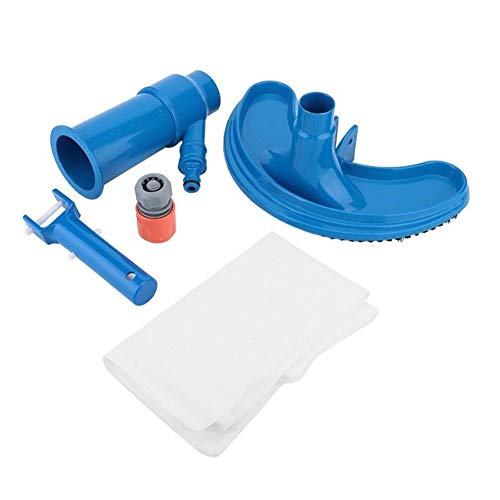 Poolreiniger Mini-Pool-Reinigungs-Kit 26X13X5 CM Pool Maintenance Tool Absaug- Kopfreinigung Net Kit Durable Reinigungswerkzeug-Zubehör (Color : Blue) von RH-HPC