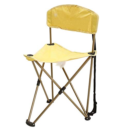 RH-HPC Outdoor-Stuhl Camping Chair - Outdoor tragbarer Klappstuhl Stahlrahmen gepolstert mit Armlehne Leichter tragbarer Stall for Rucksacktouren, Picknick, Angeln und Fußballspiele. Campinghocker von RH-HPC