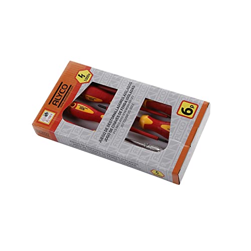 HR 170446 Schraubendreher Set von 6 isoliert HR HIGH RESISTANCE Komponentengriff in Box-Carton HR 170446 Schraubendreher Set von 6 isoliert HR HIGH RESISTANCE Komponentengriff in Box-Carton von HR