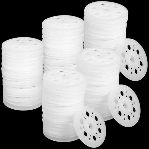 Dämmstoffteller 400stk pp Unterlegscheiben 46mm Schaumstoffplatten Unterlegscheiben Kunststoff zur Fixierung und Unterstützung Dämmplatten Deckenscheibe Dämmung (400) von RHBHY