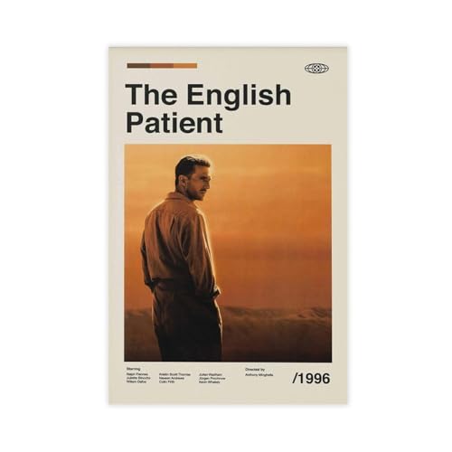 RHFWEC Leinwandposter "The English Patient", Wandkunst, Dekordruck, Gemälde für Wohnzimmer, Schlafzimmer, Dekoration, 50 x 75 cm RHFWEC Leinwandposter "The English Patient", Wandkunst, Dekordruck, Gemälde für Wohnzimmer, Schlafzimmer, Dekoration, 50 x 75 cm von RHFWEC